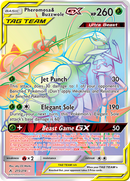 Pheromosa & Buzzwole GX (Secret)/214 - SM  Unbroken Bonds Holofoil