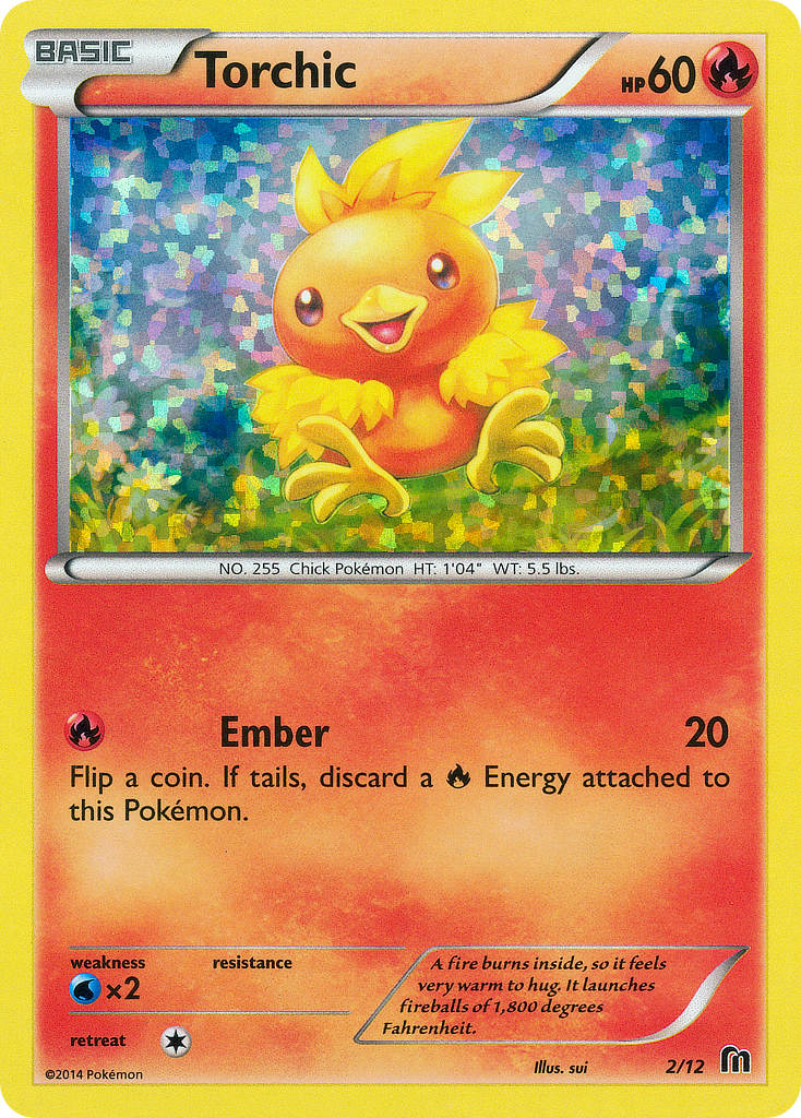 Torchic - 2/12/12 - McDonalds Promos 2016 Holofoil