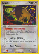 Tauros/100 - Crystal Guardians Holofoil
