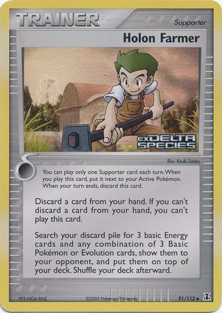 Holon Farmer 91/113 - Delta Species Reverse Holofoil