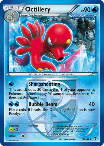 Octillery (Team Plasma) 19/101 - Plasma Blast