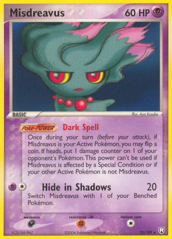 Misdreavus 25/109 - Team Rocket Returns