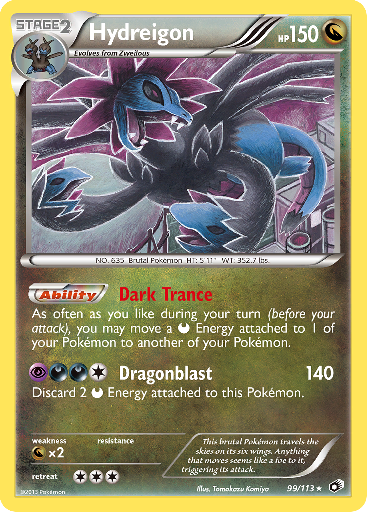 Hydreigon 99/113 - Legendary Treasures Holofoil