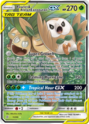 Rowlet & Alolan Exeggutor GX 1/236 - SM  Unified Minds Holofoil