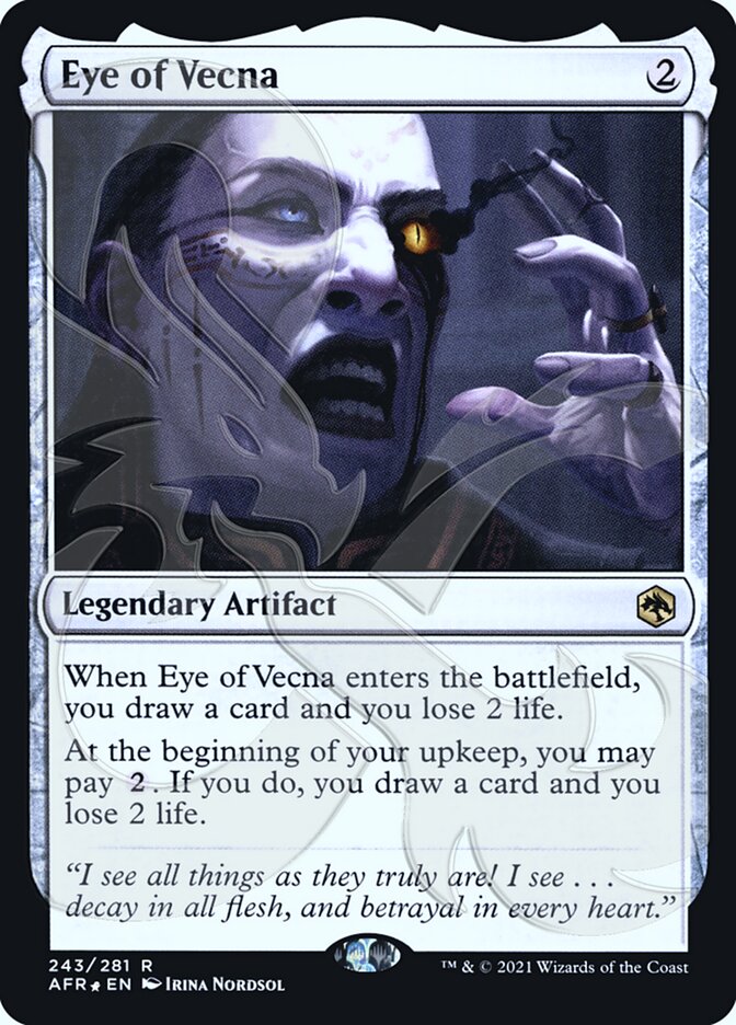 Eye of Vecna (AFR&-243A) - Adventures in the Forgotten Realms Promos Foil