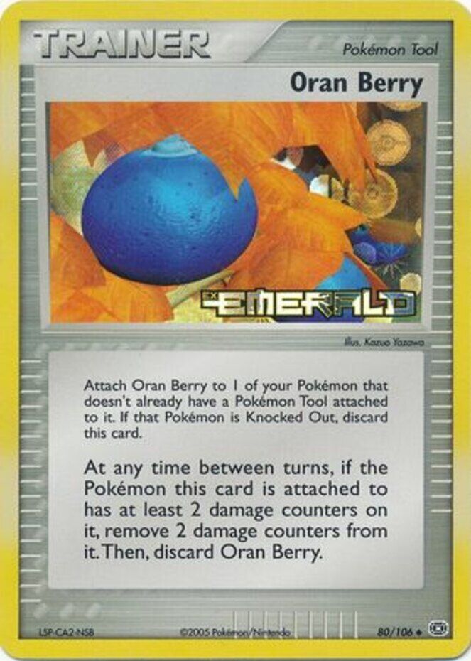 Oran Berry/106 - Emerald Reverse Holofoil