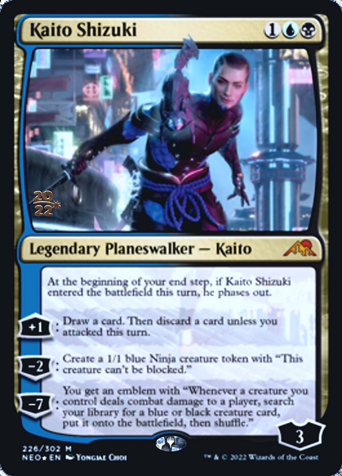 Kaito Shizuki (PRE-226) - Kamigawa: Neon Dynasty Promos Foil