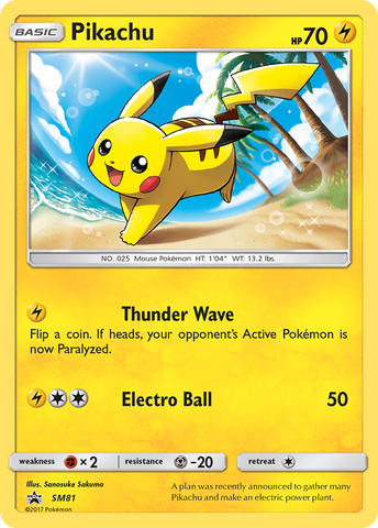 Pikachu - SM81 SM81/248 - SM Promos Holofoil