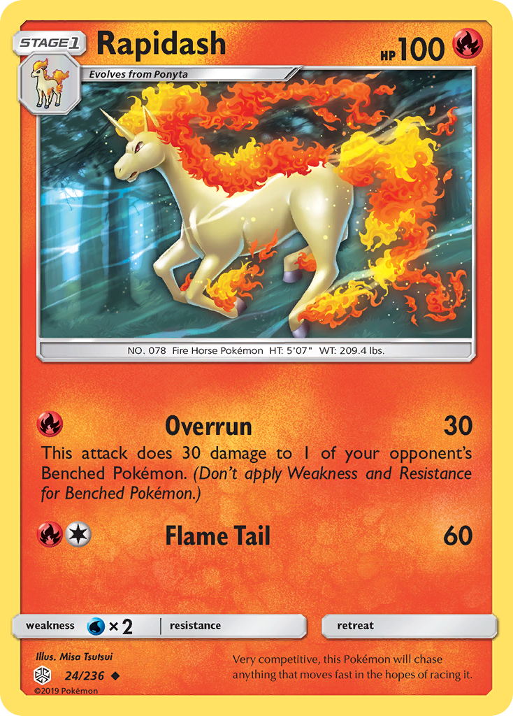 Rapidash 24/236 - SM  Cosmic Eclipse