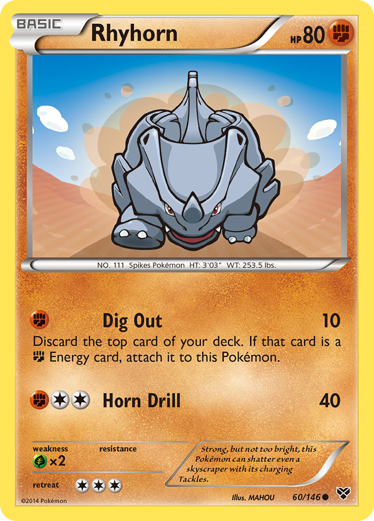 Rhyhorn/146 - XY Base Set