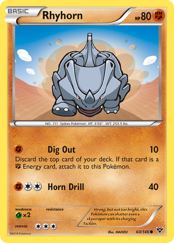 Rhyhorn/146 - XY Base Set