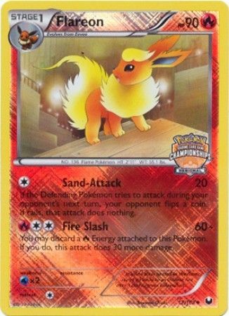 Flareon - 12/108 (Regional Championships) - League & Championship Cards Reverse Holofoil