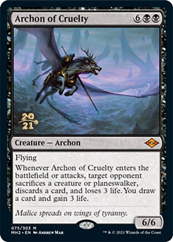 Archon of Cruelty (PRE-075) - Modern Horizons 2 Promos Foil