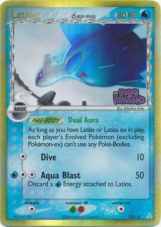Latios - 012/110 (Delta Species)/110 - Holon Phantoms Reverse Holofoil