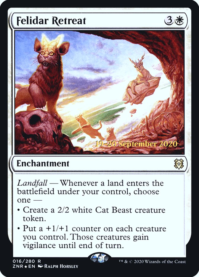 Felidar Retreat (PRE-016) - Zendikar Rising Promos Foil