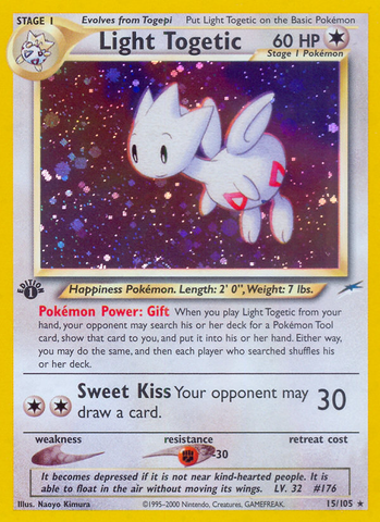 Light Togetic/105 - Neo Destiny 1st Edition Holofoil
