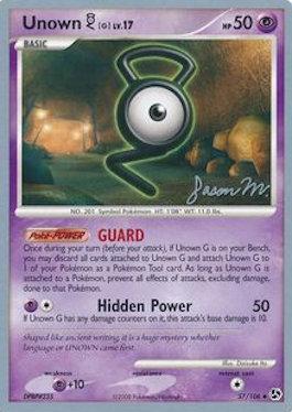 Unown [G] - 2009 (Jason Martinez) 57 - World Championship Decks