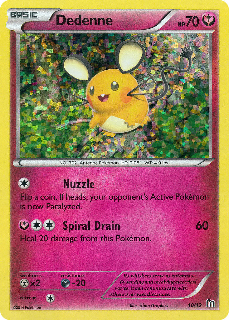 Dedenne - 10/12/12 - McDonalds Promos 2016 Holofoil