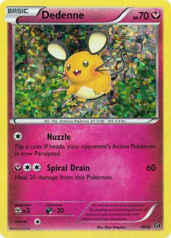 Dedenne - 10/12/12 - McDonalds Promos 2016 Holofoil