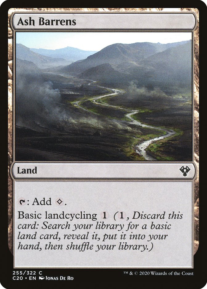Ash Barrens (C20-255) - Commander 2020