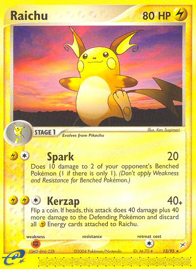 Raichu/95 - Team Magma vs Team Aqua