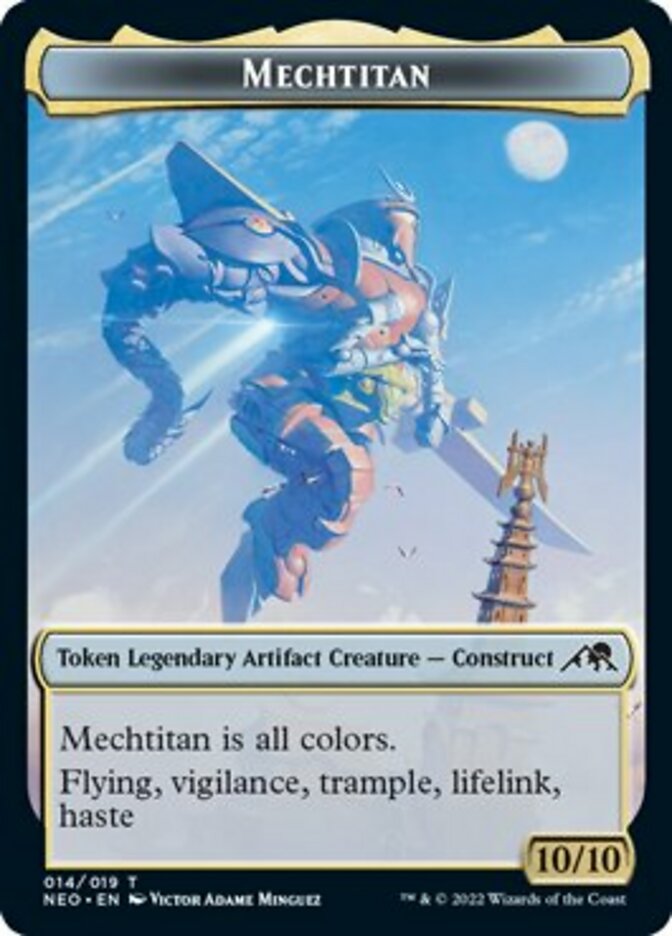 Mechtitan Token (NEO-014) - Kamigawa: Neon Dynasty Tokens