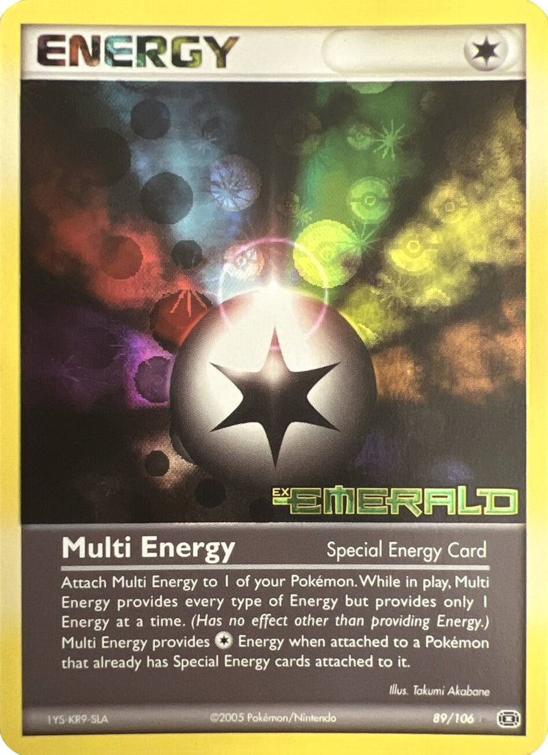 Multi Energy/106 - Emerald Reverse Holofoil