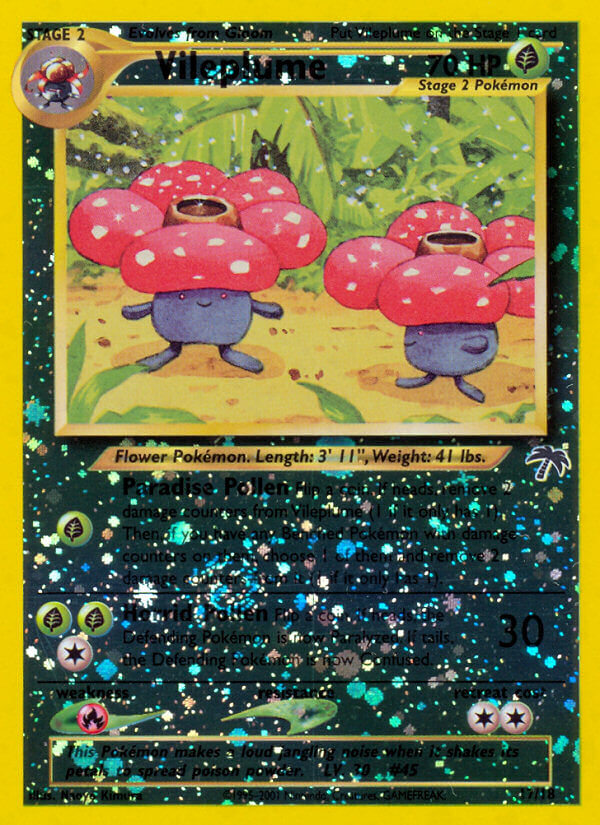 Vileplume 17/18 - Southern Islands Reverse Holofoil