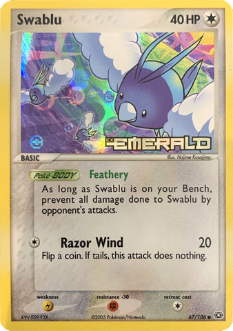 Swablu/106 - Emerald Reverse Holofoil