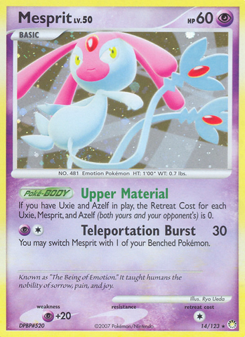 Mesprit/123 - Mysterious Treasures Holofoil