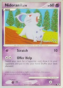 Nidoran F - 2009 (Jason Martinez) 71 - World Championship Decks