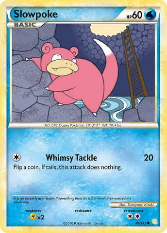 Slowpoke 81/123 - HeartGold SoulSilver