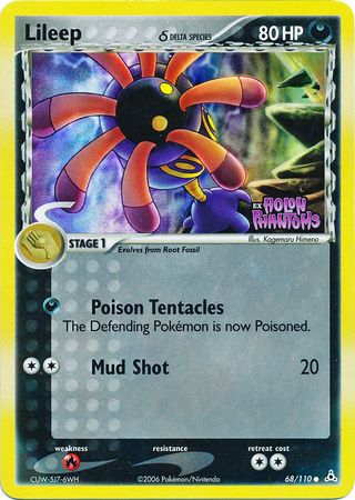 Lileep (Delta Species) 68/110 - Holon Phantoms Reverse Holofoil