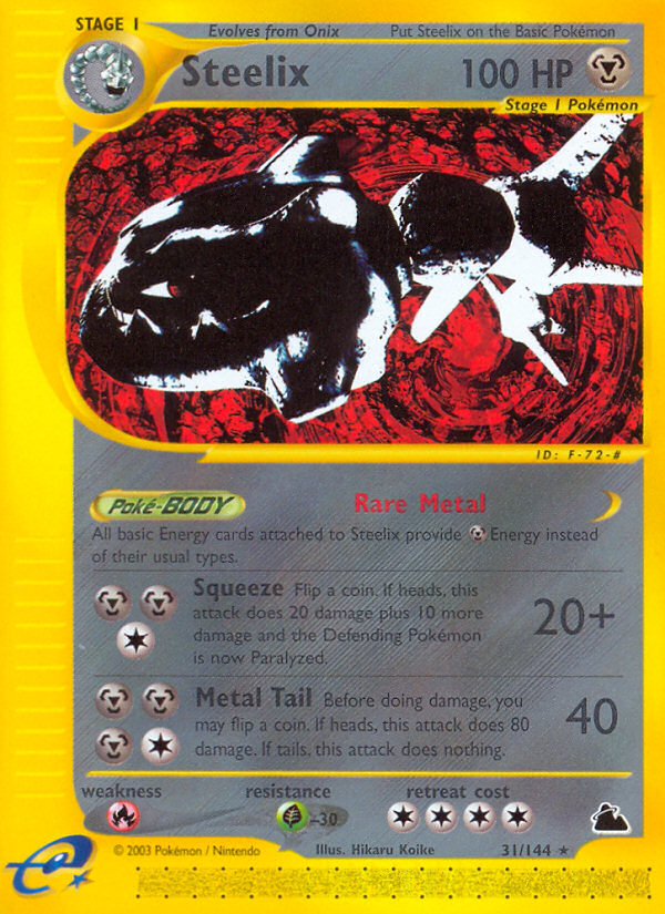 Steelix (31) - 31/144 Skyridge - Rare