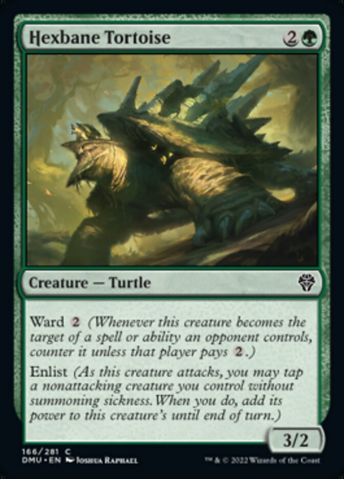 Hexbane Tortoise (DMU-166) - Dominaria United