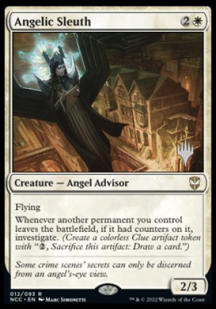 Angelic Sleuth (PPSNC-012) - New Capenna Commander Promos Foil