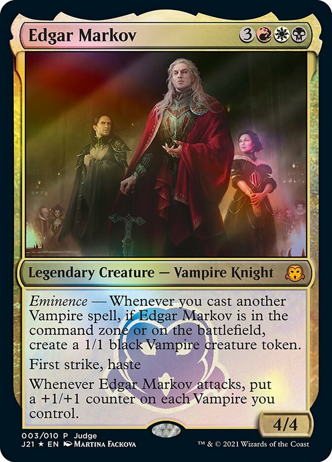 Edgar Markov (JDG-003) - Judge Gift Cards 2021 Foil