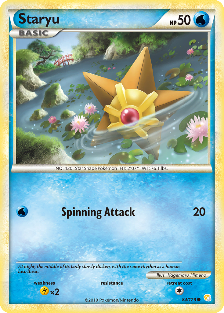 Staryu 84/123 - HeartGold SoulSilver