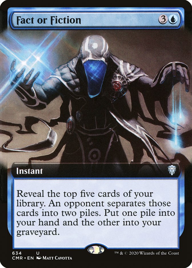Fact or Fiction (Extended Art) (CMR-634) - Commander Legends: (Extended Art)
