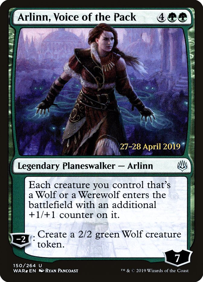 Arlinn, Voice of the Pack (PRE-150) - War of the Spark Promos Foil