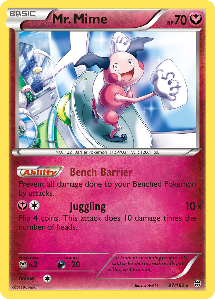 Mr. Mime 97/162 - XY  BREAKthrough