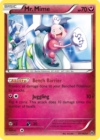 Mr. Mime 97/162 - XY  BREAKthrough