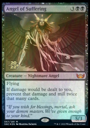 Angel of Suffering (PRE-067) - Streets of New Capenna Promos Foil