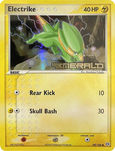 Electrike - 048/106/106 - Emerald Reverse Holofoil