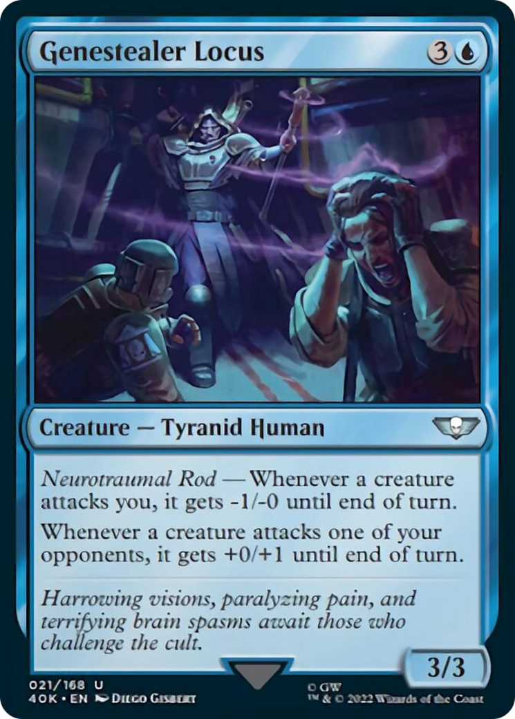 Genestealer Locus (Surge Foil) (40K-021) - Warhammer 40,000 Commander Foil
