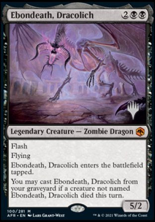 Ebondeath, Dracolich (PPAFR-100) - Adventures in the Forgotten Realms Promos