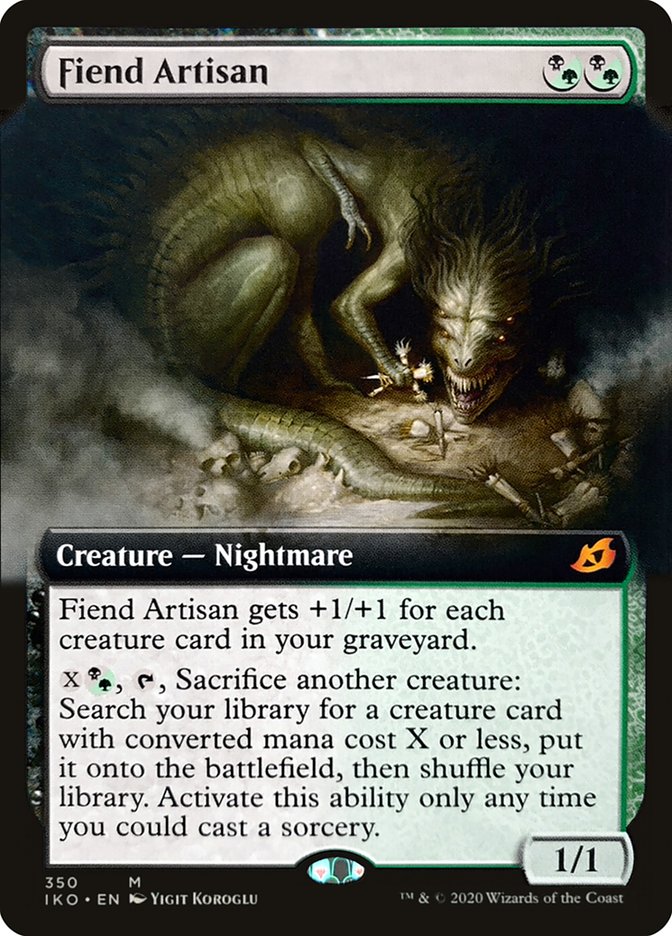 Fiend Artisan (Extended Art) (IKO-350) - Ikoria: Lair of Behemoths: (Extended Art)