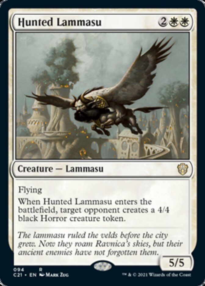 Hunted Lammasu (C21-094) - Commander 2021