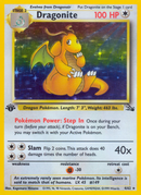 Dragonite (4) 4/62 - Fossil 1st Edition Holofoil