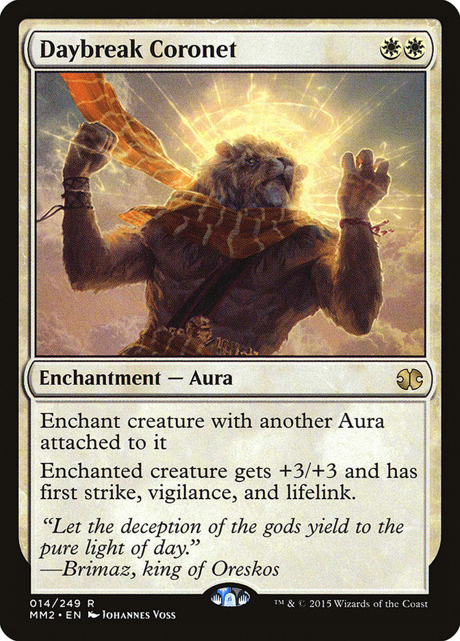 Daybreak Coronet (MM2-014) - Modern Masters 2015